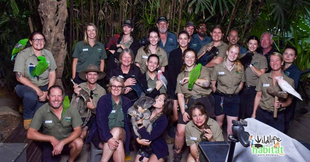 The team at Wildlife Habitat